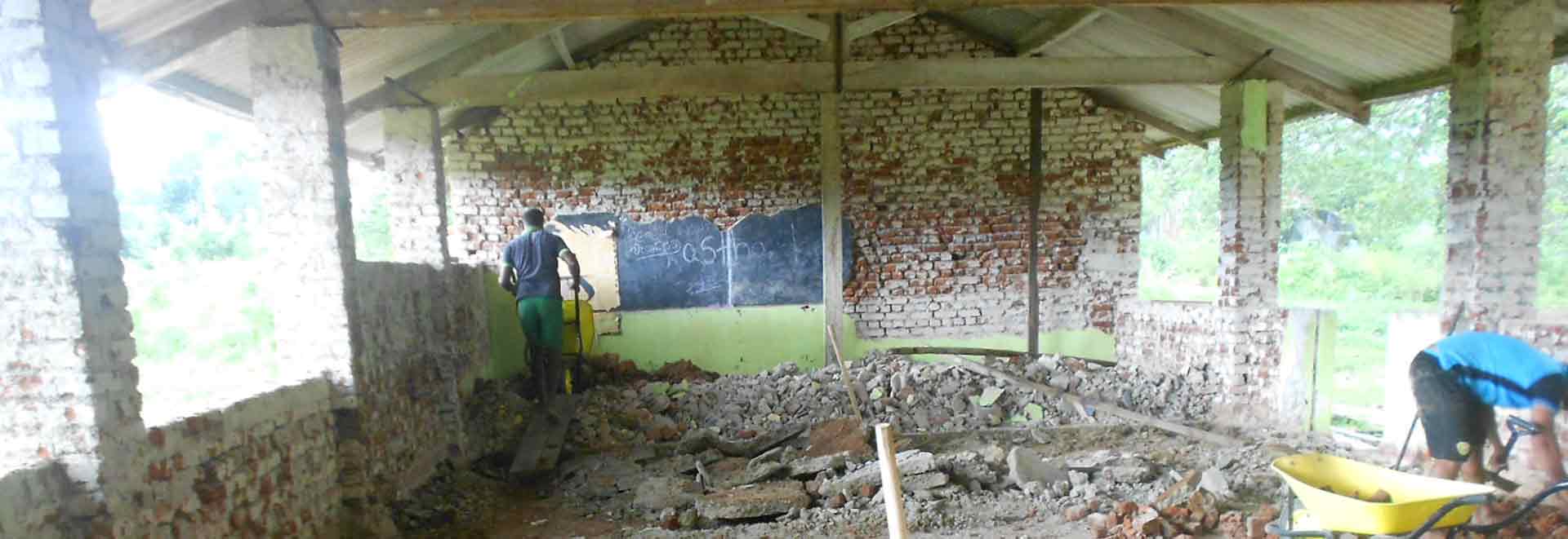 Renovatie Anuradnapura school